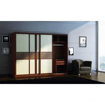 E1 Porte coulissante MDF Bedroom Wardrobe